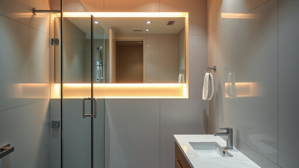 layered lighting soothing finishes