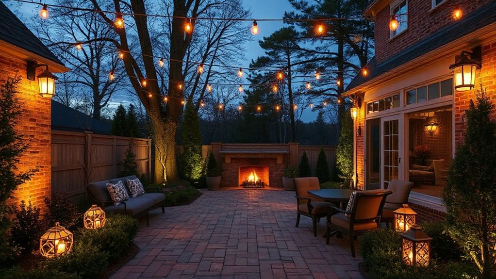 layered outdoor lighting precision