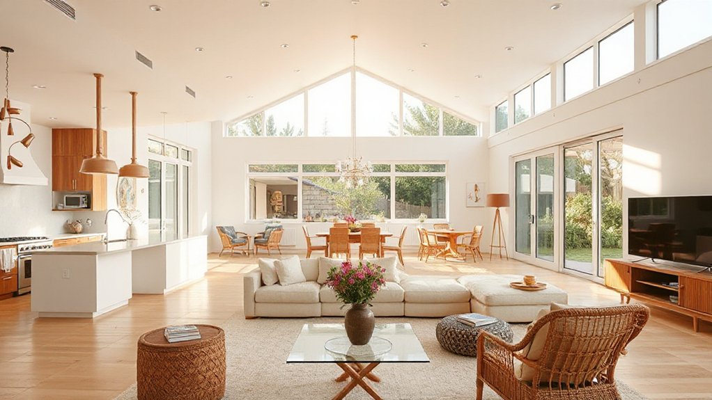 layered warm ambient lighting