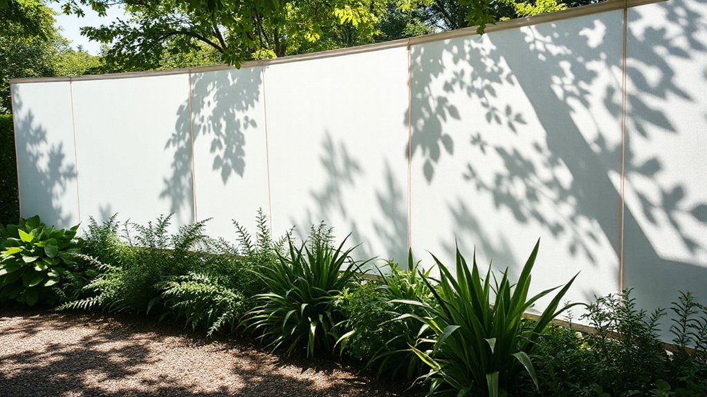 light bending privacy enhancing screens