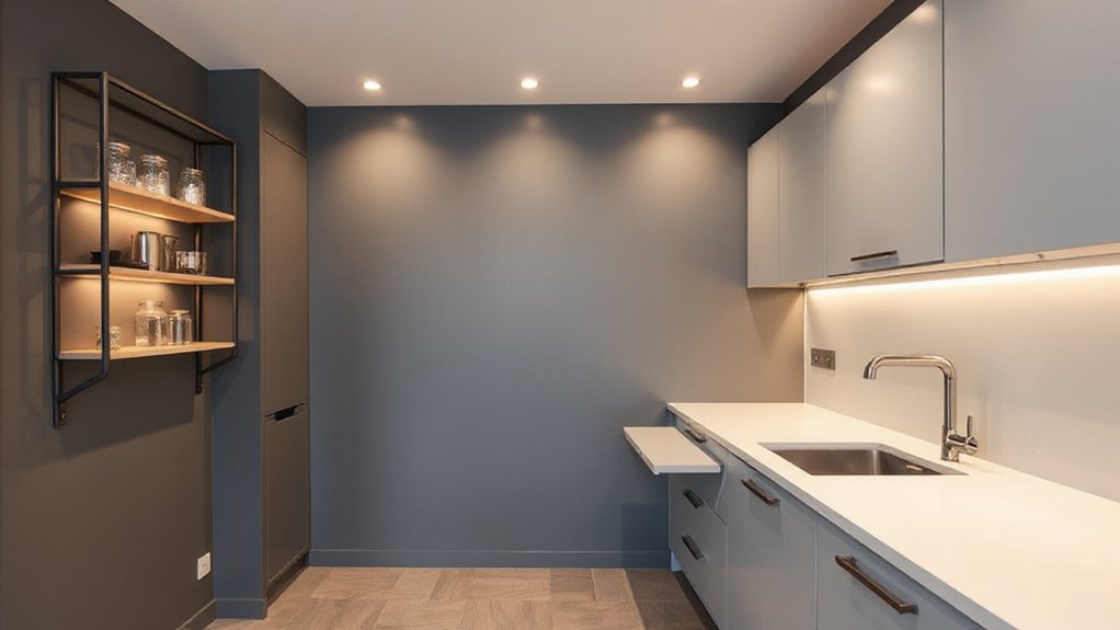 maximize vertical kitchen storage