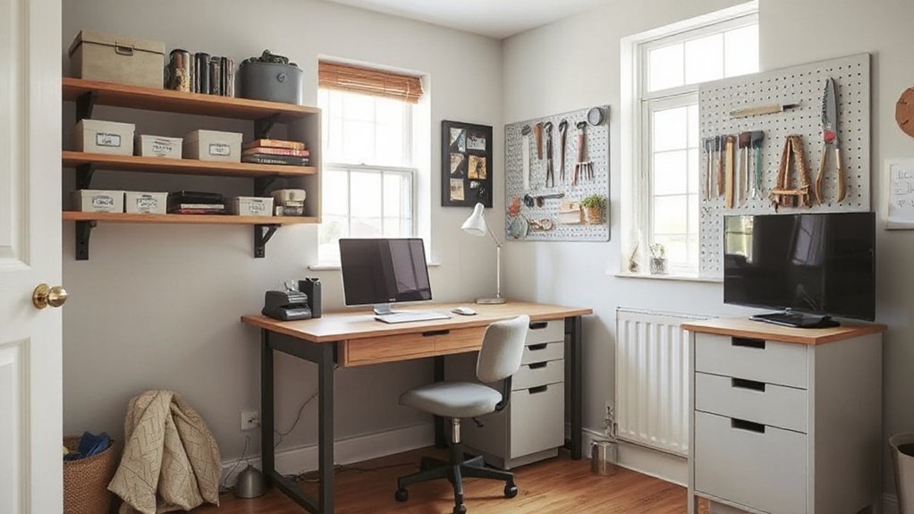 modular organized desk storage