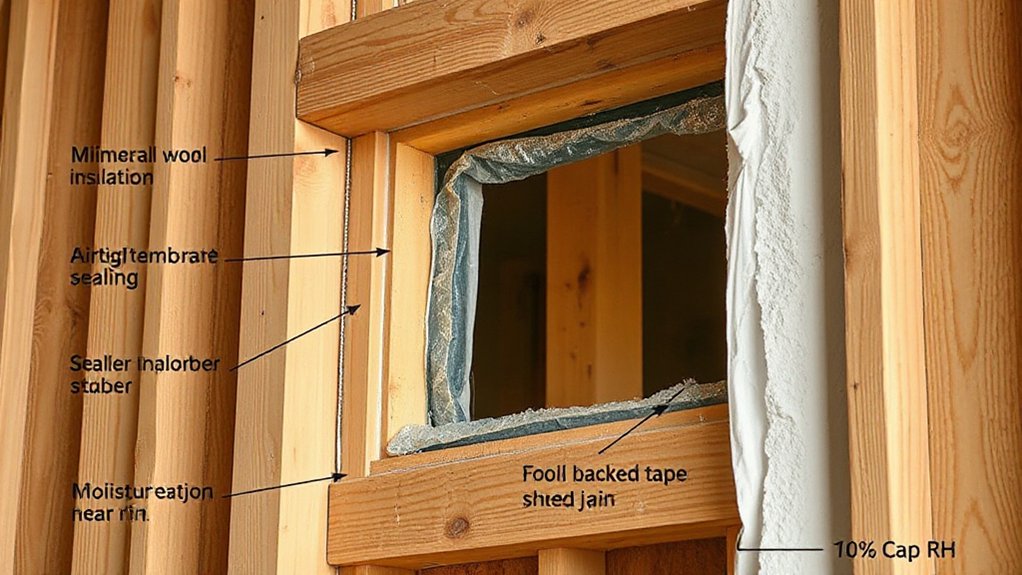 moisture control around openings