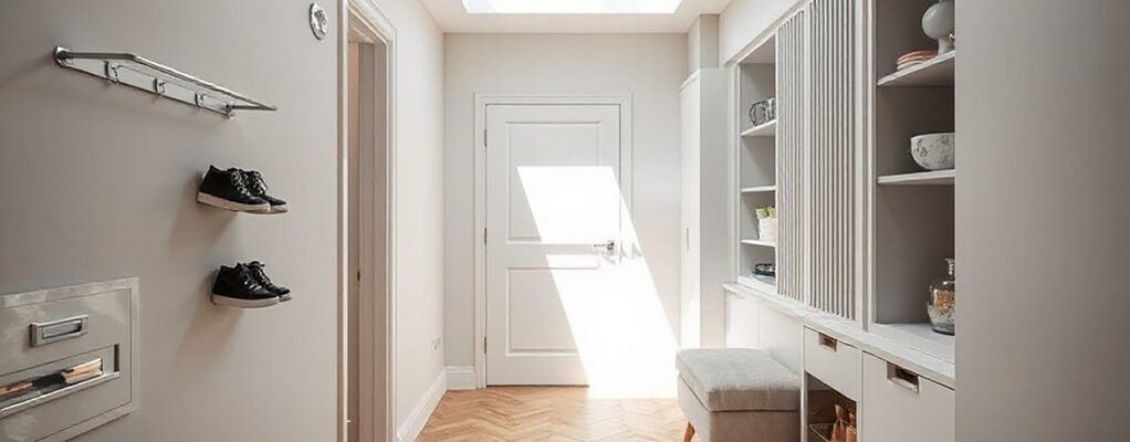 narrow hallway organization tips