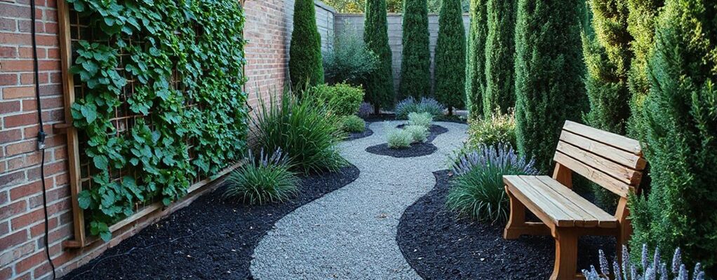 optimal narrow garden designs