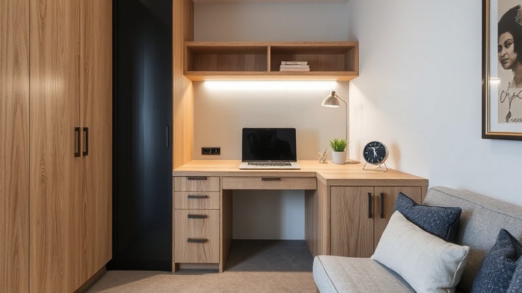 optimized compact study nook