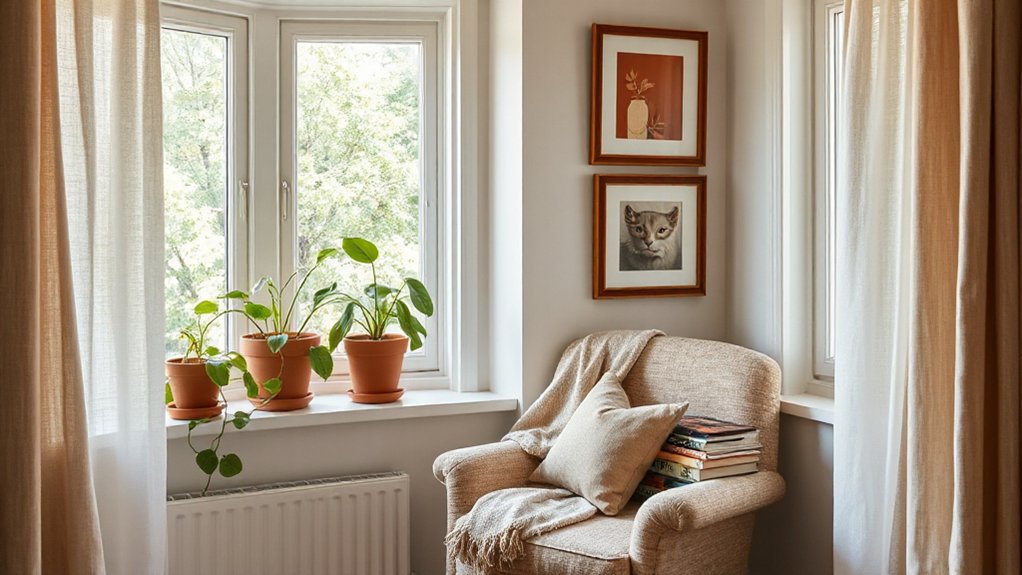 personalized cozy reading space