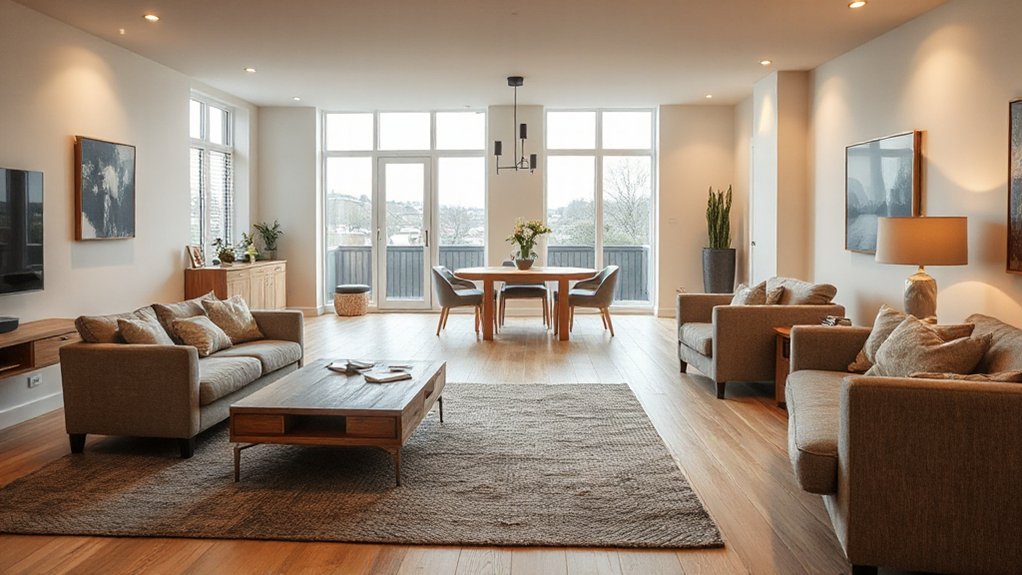 practical open plan zoning