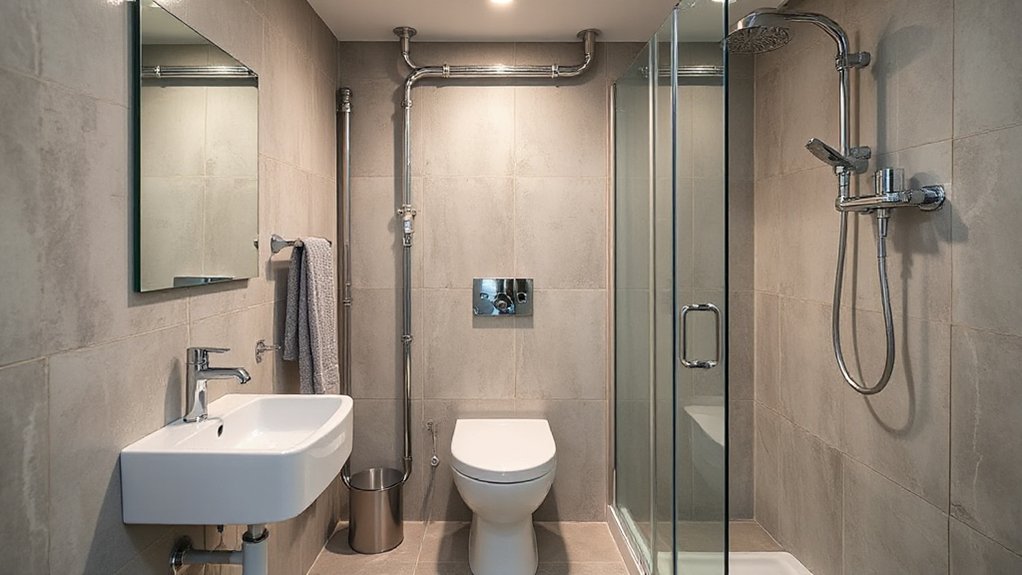 pre installed plumbing and electrical