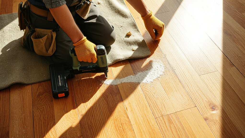 quick fixes for squeaky floors