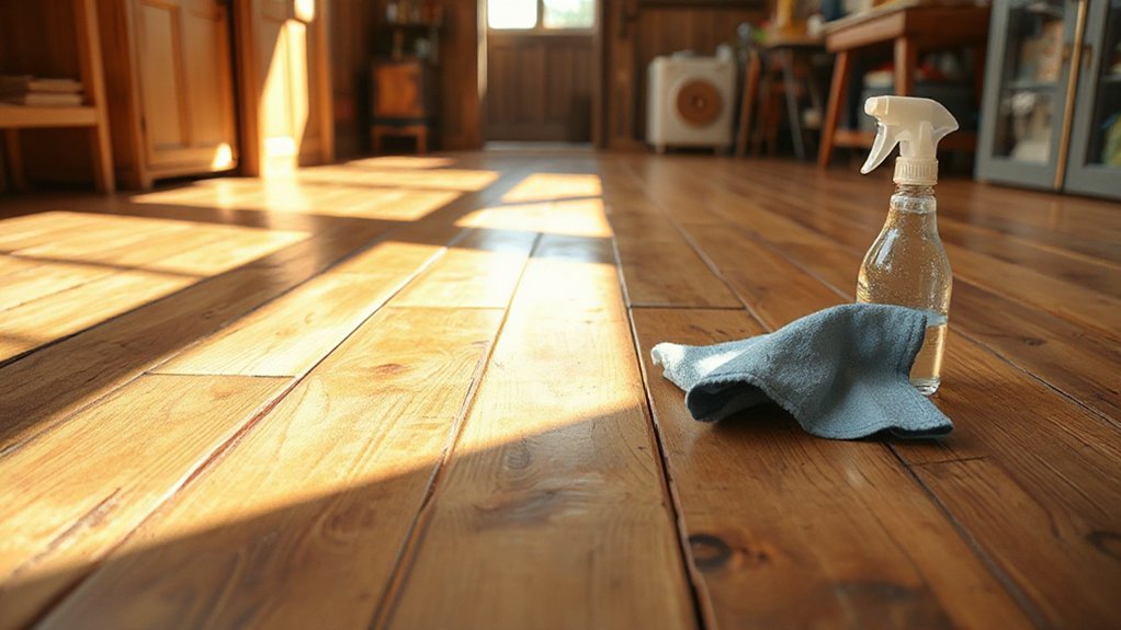 reclaimed wood floor cleaning