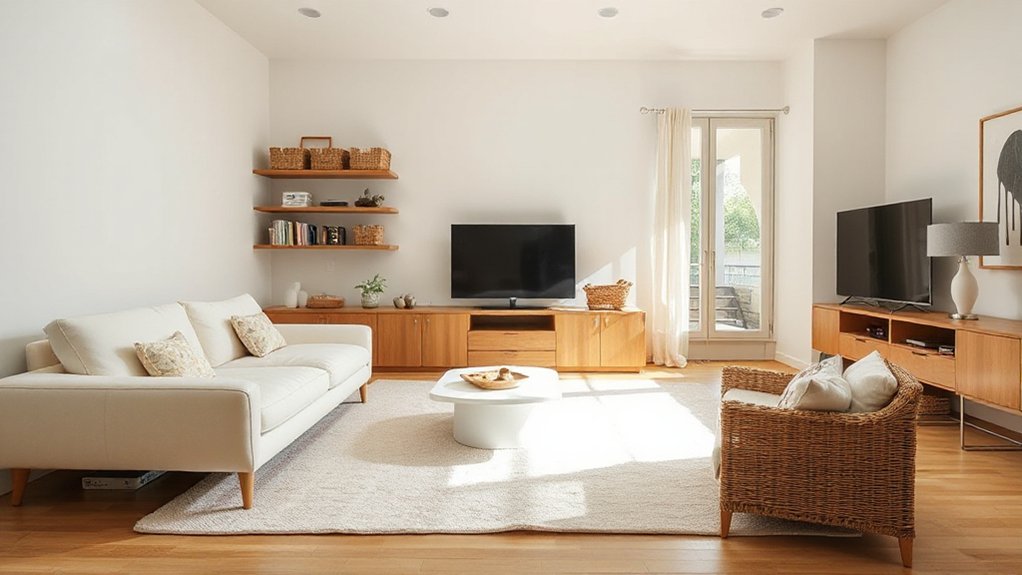 seamless stylish hidden storage