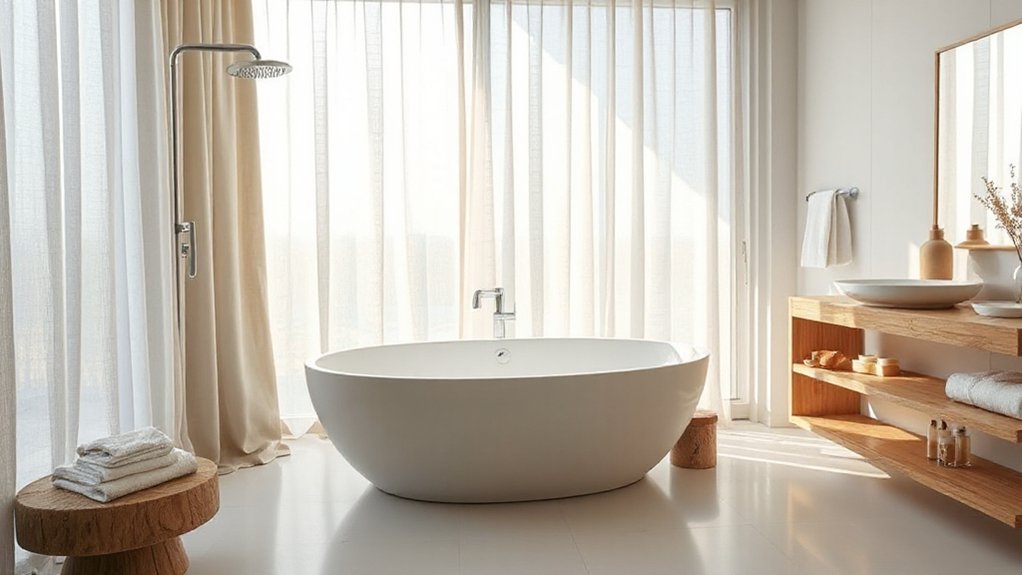 serene organized reflective spaces