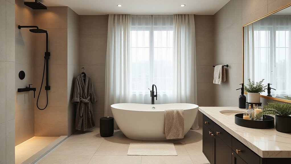 serene tactile ritualistic retreat