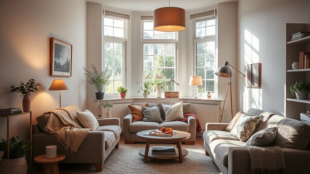 soft unobtrusive layered illumination