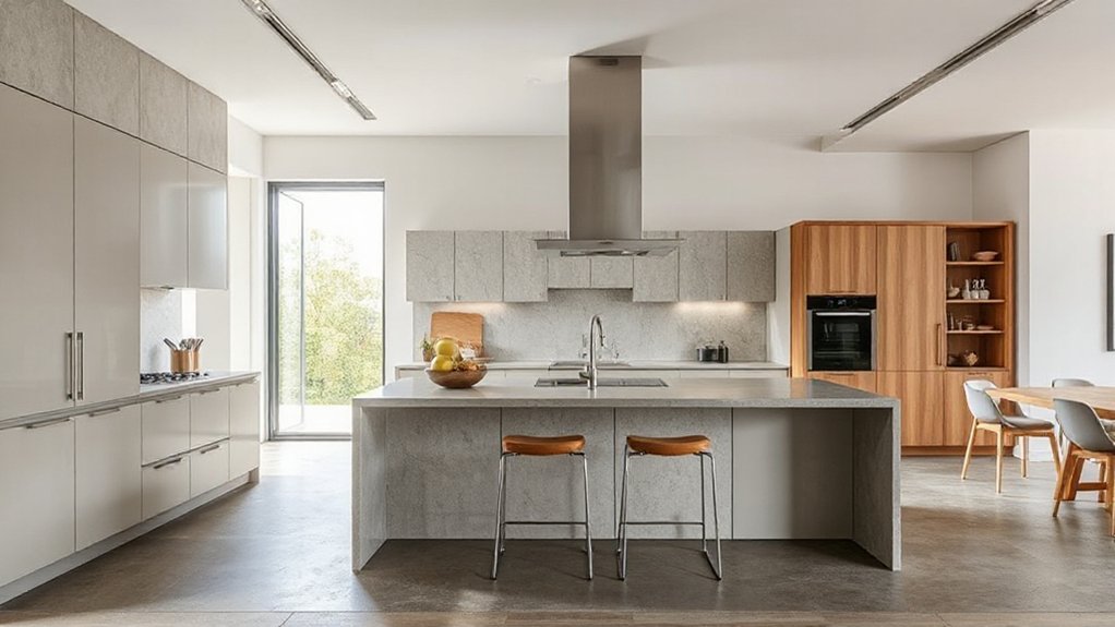 sound absorbing open layout
