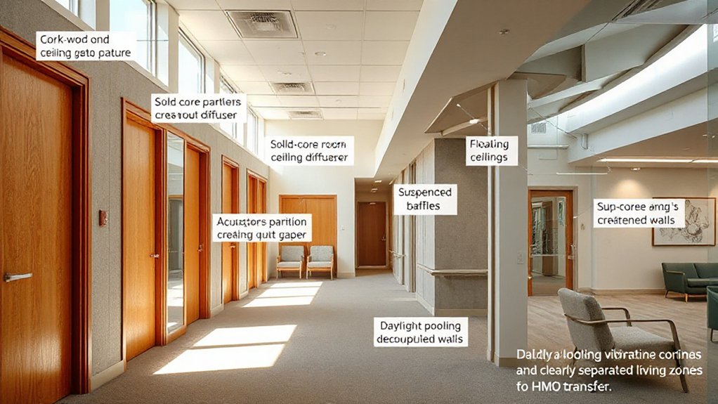 soundproofing and layout strategies