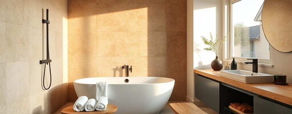 spa inspired semi detached bathroom