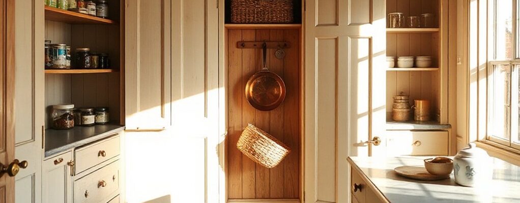 traditional uk kitchen storage