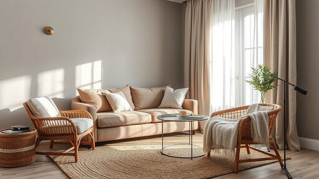 warm textured metallic accents