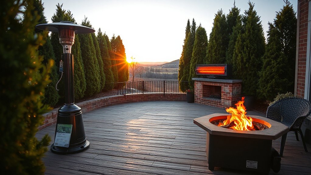 year round outdoor heating planning